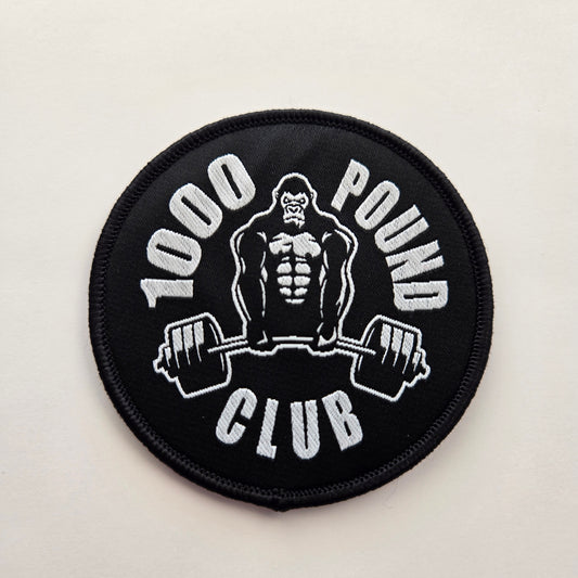 1000 Pound Club Patch