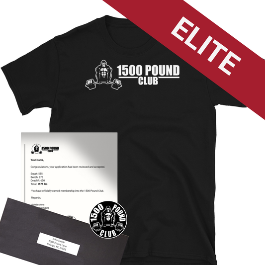 1500lb Club Application - Elite
